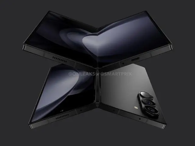 三星Samsung Galaxy Z Fold 6与Galaxy Z Fold 5渲染图对比:期待已久的变化