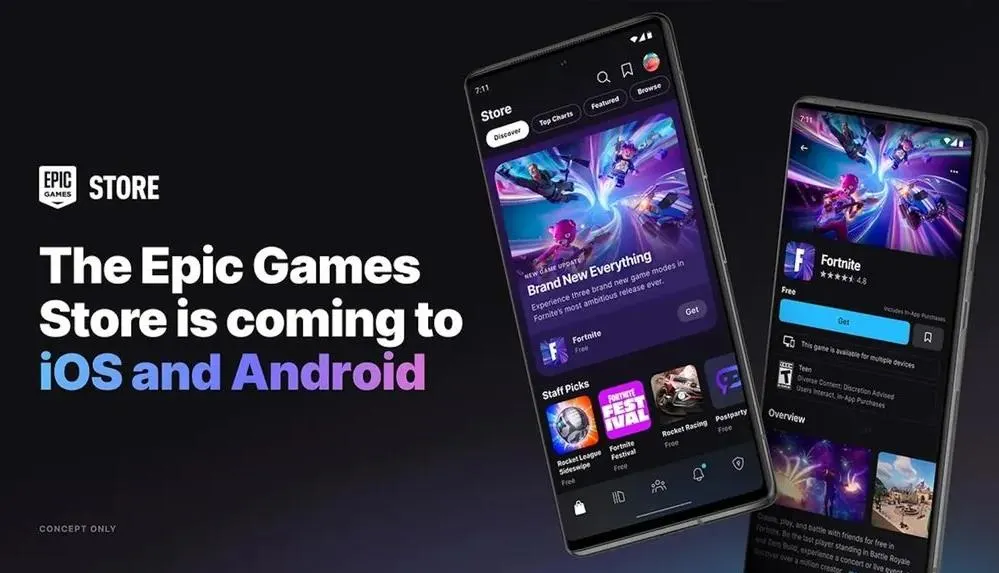 Epic Games宣布年底前在欧洲推出移动版应用商城,佣金12%并遵循苹果新规