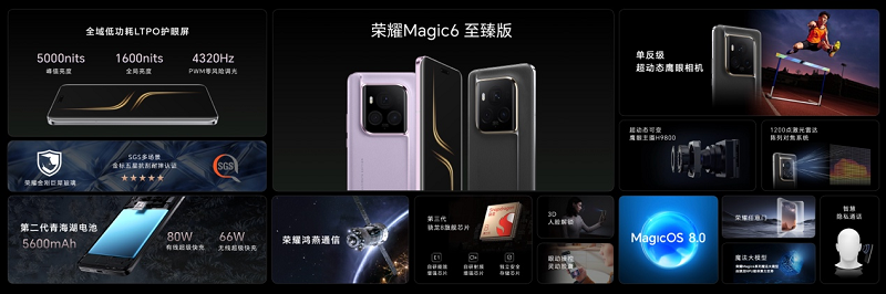 致未来,荣耀Magic6至臻版正式发布,售价6999元起
