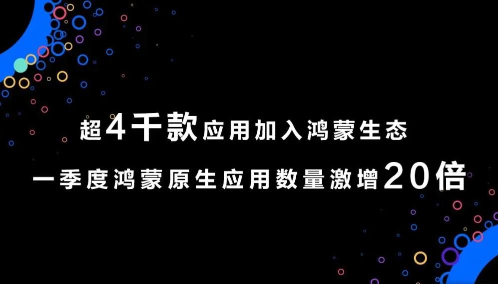 华为鸿蒙生态迎来大爆发:超4000应用加入,垂直行业全覆盖