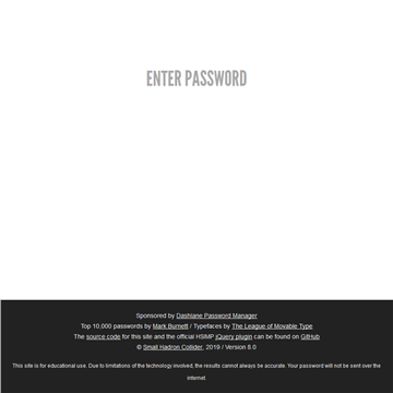 How Secure Is My Password How Secure Is My Password